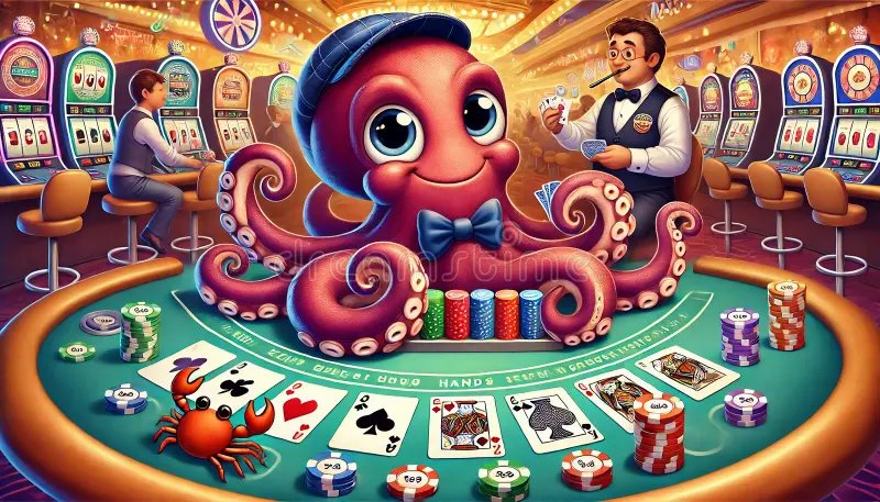 Layar meja Ikan Jackpot live-dealer di platform bandot slot dengan antarmuka dealer dan chat